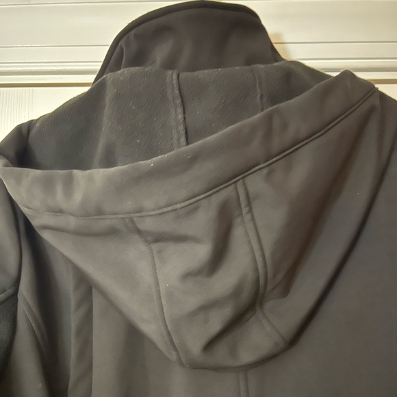 CALVIN KLEIN Stretch Hooded Jacket Black Size XL - Picture 8 of 15